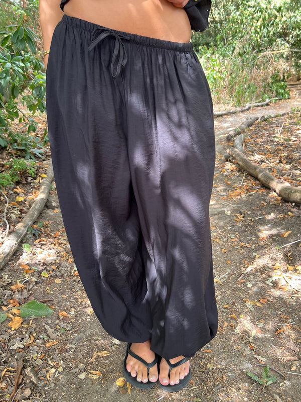 Black Harem Trouser - HL London