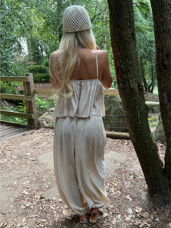 Beige Harem Trouser - HL London