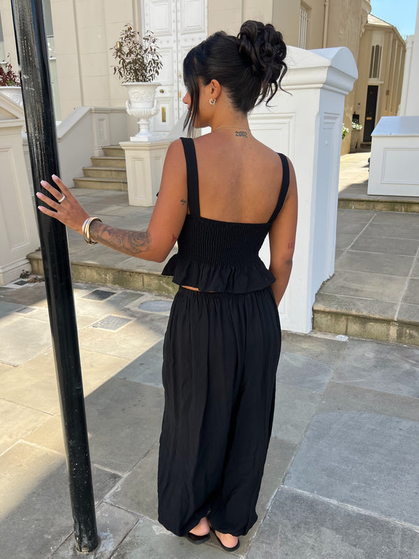 Military Black Harem Trouser - HL London