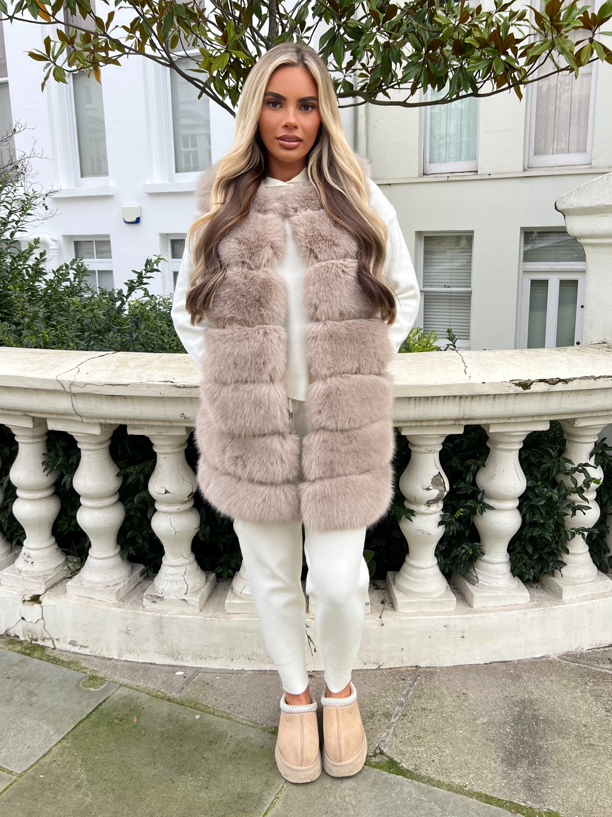 Premium Faux Fur Longline Gilet
