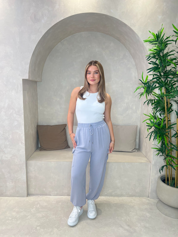 Lightweight Oversize Cuffed Cargo Trousers