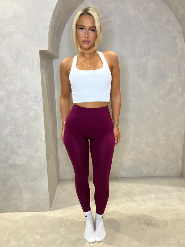 High Waisted Leggings athleisure outfit, angled studio view