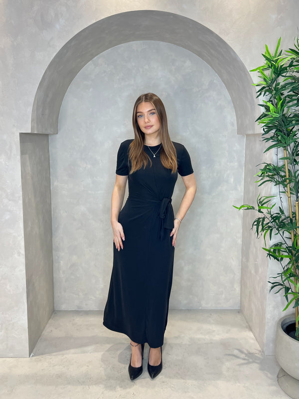 Side Tie Maxi Dress
