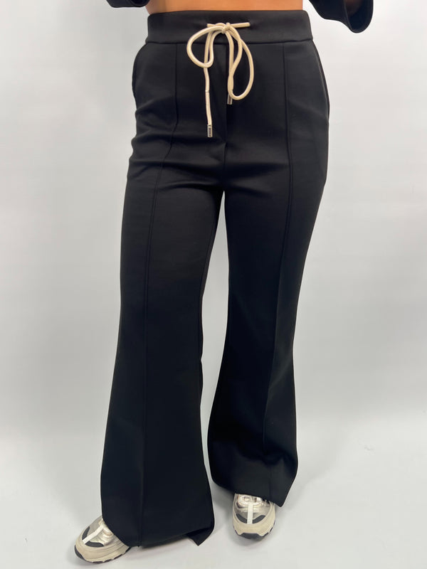 Spring Forward Black Bootcut Trousers