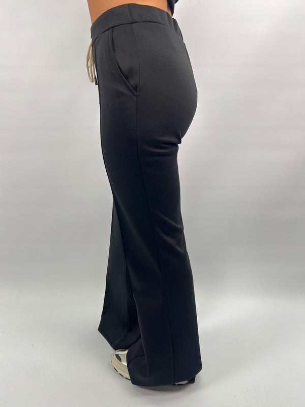 Spring Forward Black Bootcut Trousers