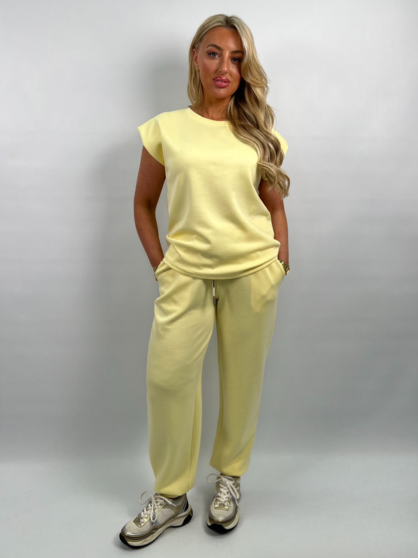 Spring Forward Lemon Capped Sleeve T-Shirt