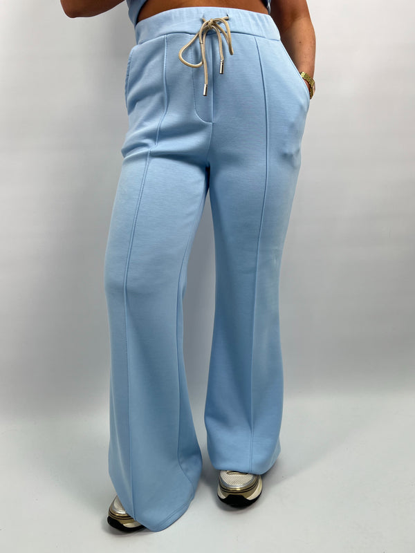 Spring Forward Baby Blue Bootcut Trousers