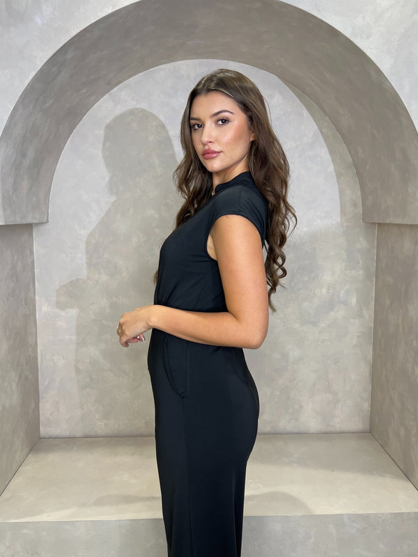 Black sleeveless jumpsuit - H&L