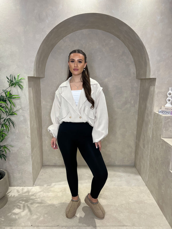 Cropped Trench Jacket - H&L