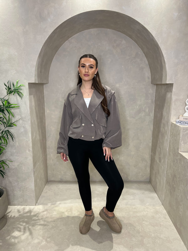 Cropped Trench Jacket - H&L