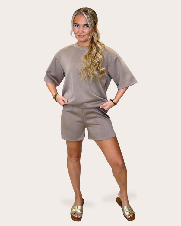 Short Sleeve Top And Shorts Co-Ord