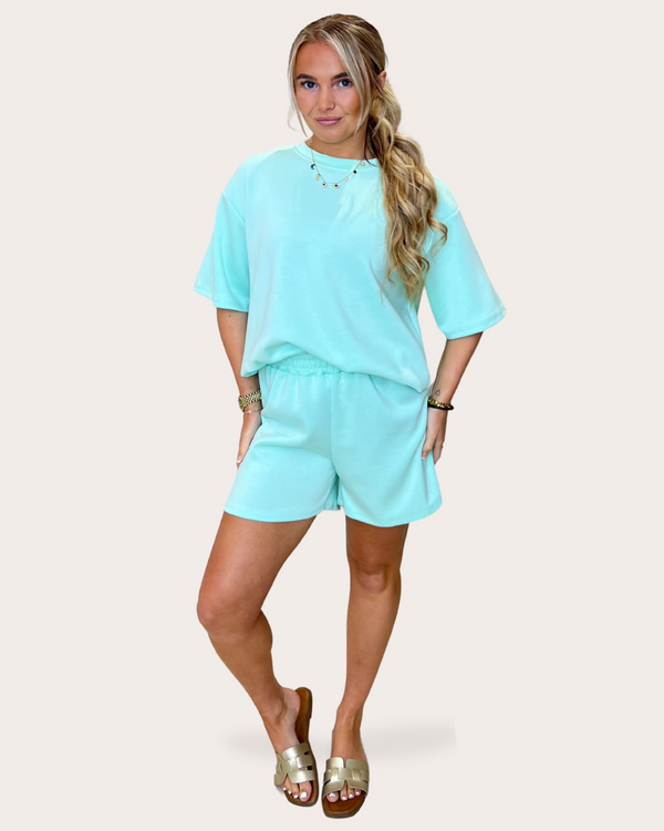 Short Sleeve Top And Shorts Co-Ord