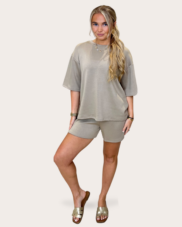 Short Sleeve Top And Shorts Co-Ord