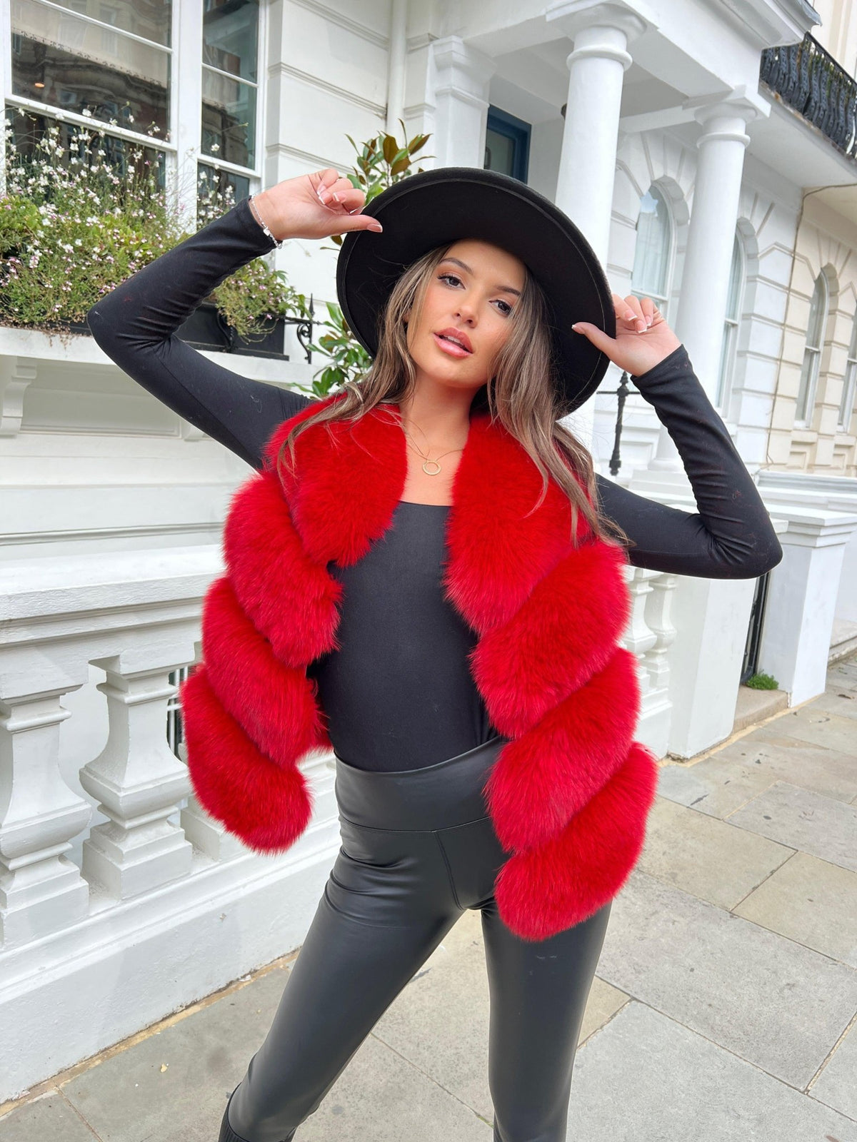 Luxury Fur 4 Row Gilet